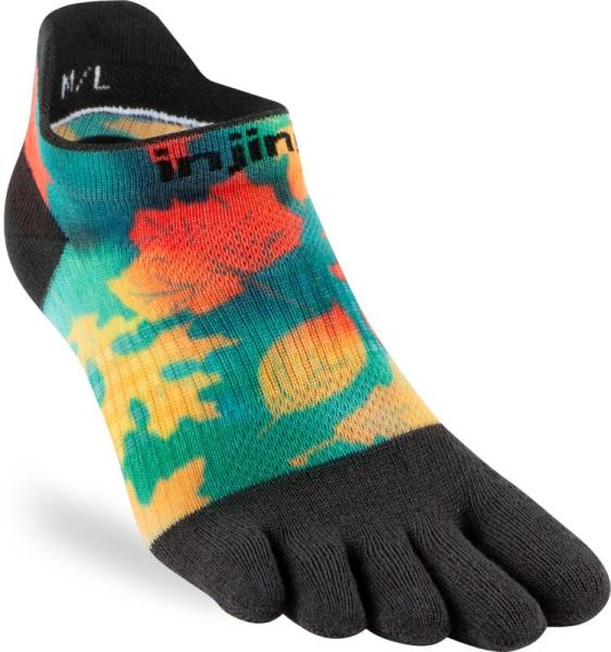 Injinji Women's Run Lightweight No-Show Spectrum