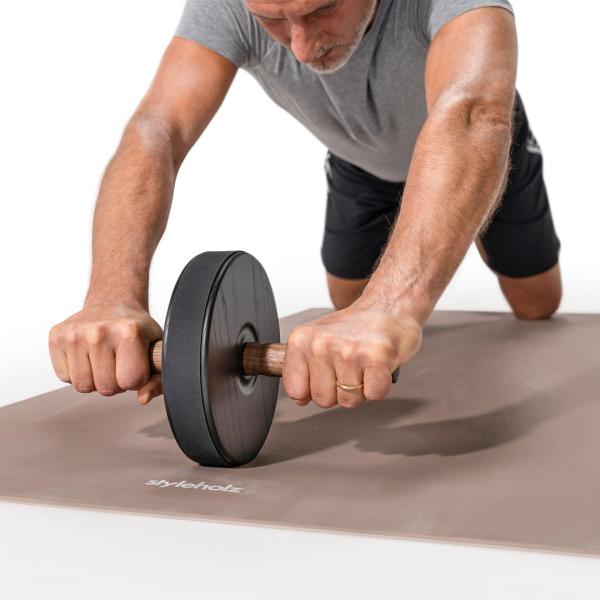 Styleholz Ventor Roll dunkel - Bauchmuskeltrainer