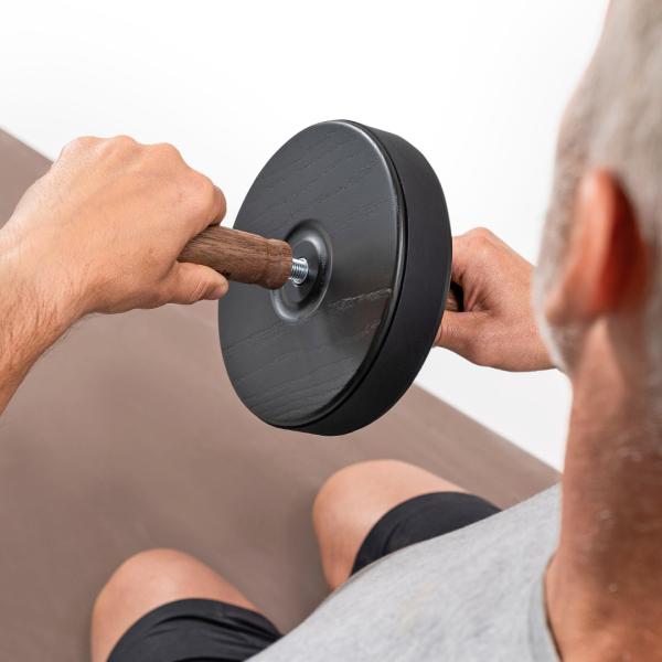 Styleholz Ventor Roll dunkel - Bauchmuskeltrainer